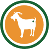 Small OneGoat orange and green icon